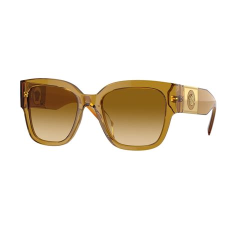 versace honey sunglasses.